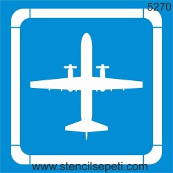 Uçak - StencilSepeti