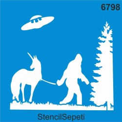 Ufo - StencilSepeti