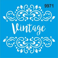 Vintage - Stencil Sepeti - StencilSepeti
