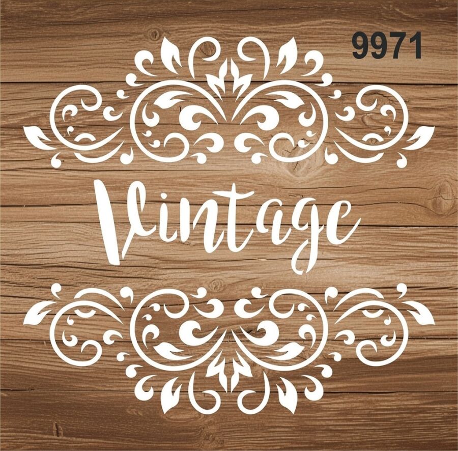 Vintage - Stencil Sepeti - 2