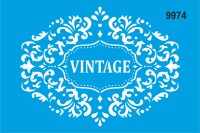 Vintage Deseni - Stencil Sepeti - StencilSepeti