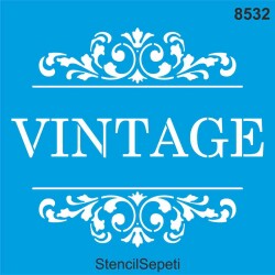 Vintage - StencilSepeti