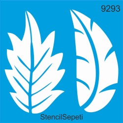 Yaprak Desenleri - StencilSepeti