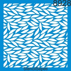 Yapraklı Desen - StencilSepeti