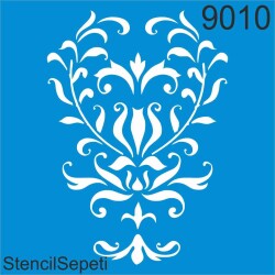 Yapraklı Desen - StencilSepeti