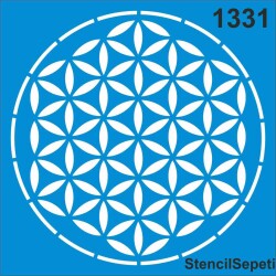 Yaşam Çiçeği - StencilSepeti