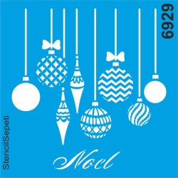 Yılbaşı Süsleri - StencilSepeti