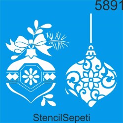 Yılbaşı Süsleri - StencilSepeti