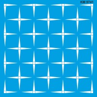 Yıldızlı Geometrik - Stencil Boyama Şablonu - StencilSepeti