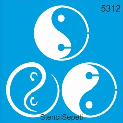 Ying Yang - StencilSepeti