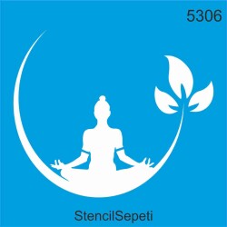 Yoga - StencilSepeti