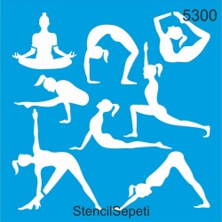 Yoga - StencilSepeti