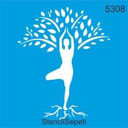 Yoga - StencilSepeti