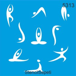 Yoga - StencilSepeti