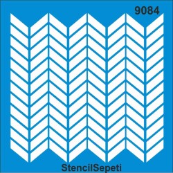 Zik Zak Desen - StencilSepeti